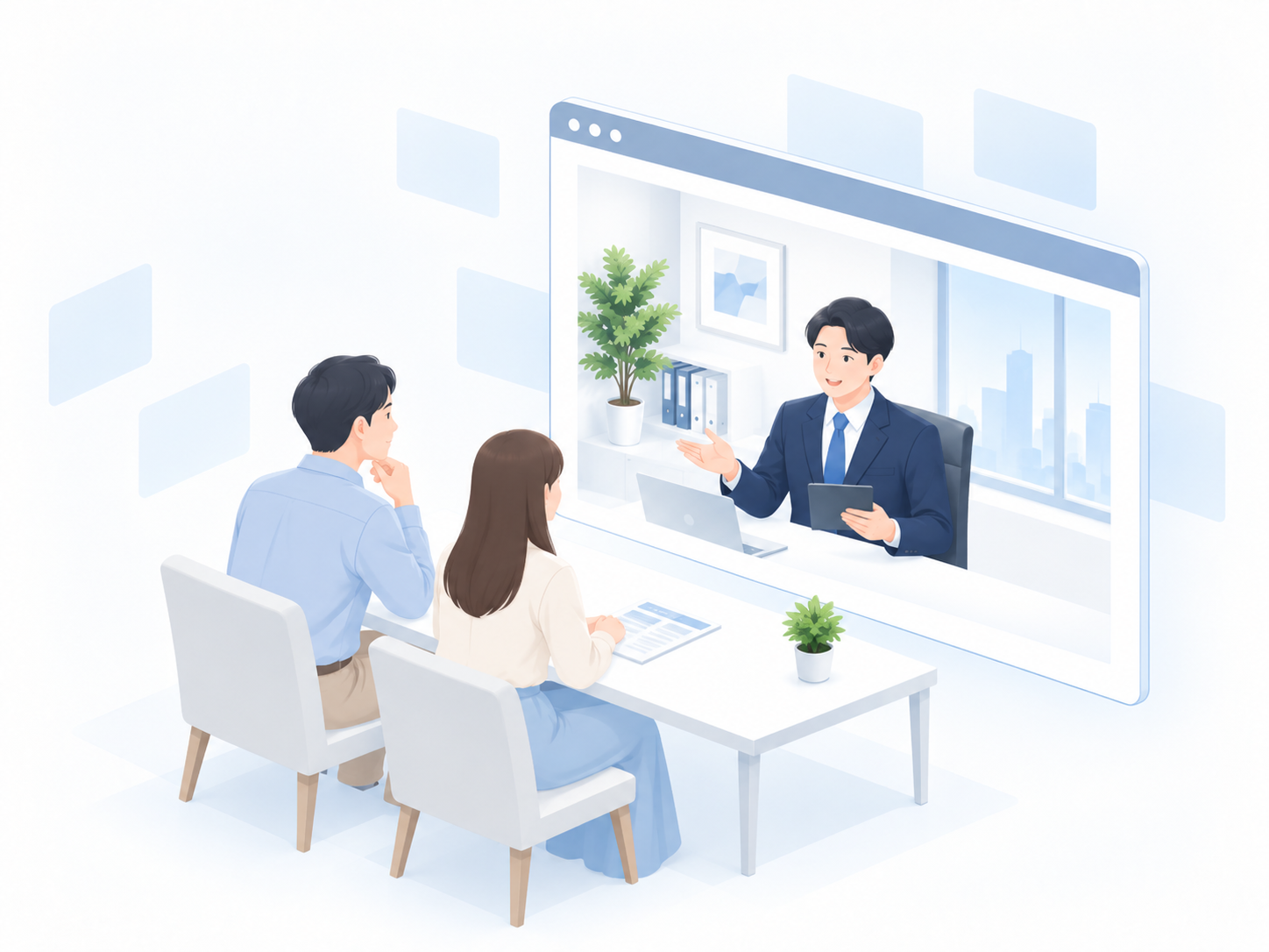 安心と信頼を感じてもらうイメージ